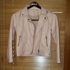 Faux leather jacket